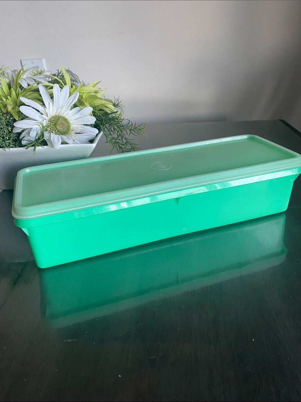 Tupperware Celery Green Storage Container